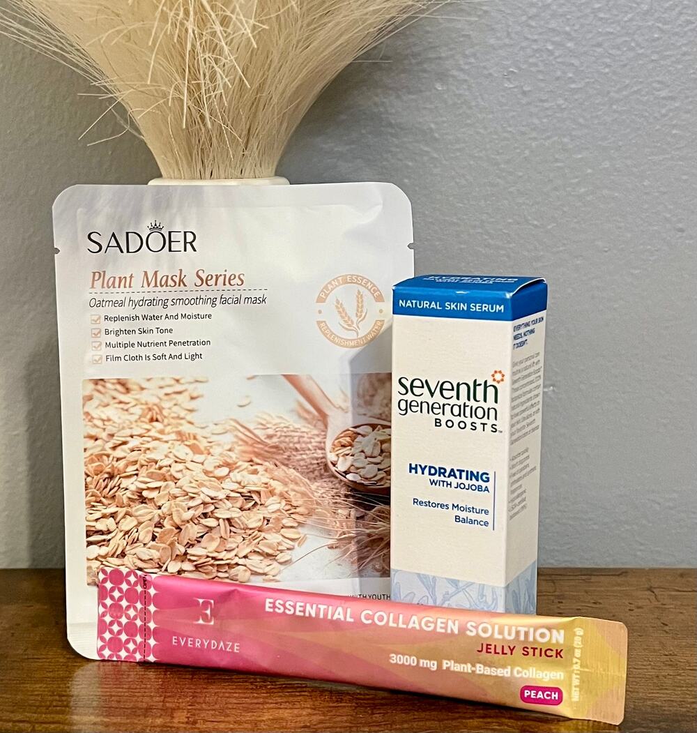 Self-Care Sunday Plant-Based Pamper Kit -Serum, Mask, Jelly Stick - Brand New